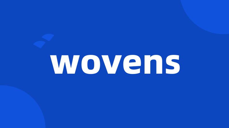 wovens