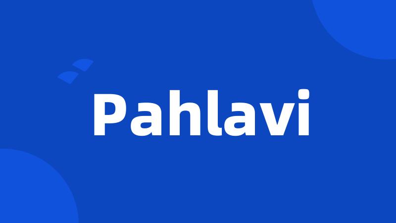 Pahlavi