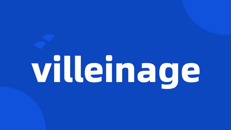 villeinage