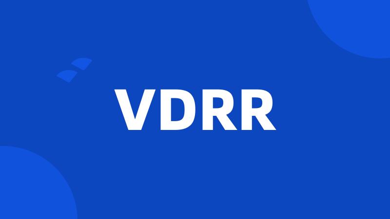 VDRR