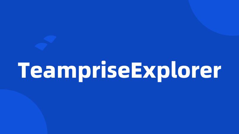 TeampriseExplorer