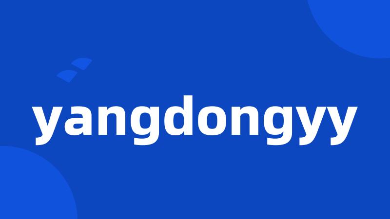 yangdongyy