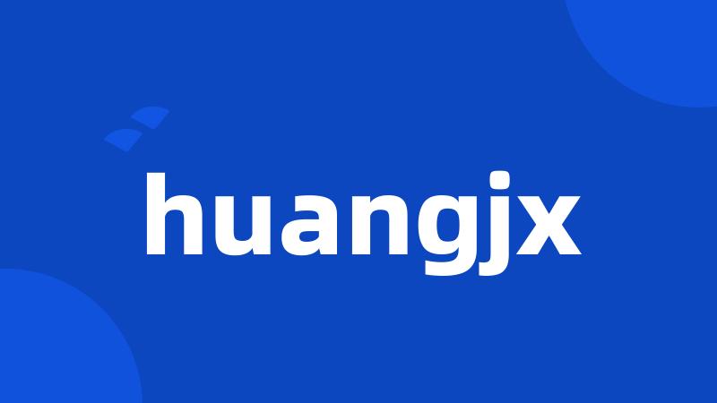 huangjx