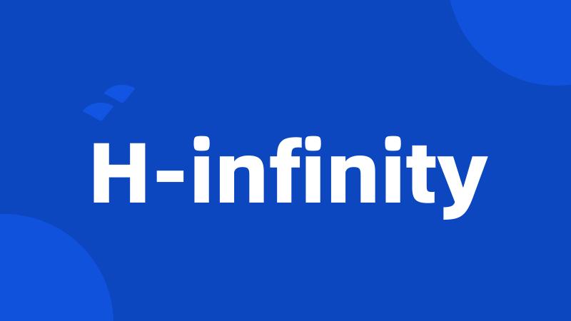 H-infinity