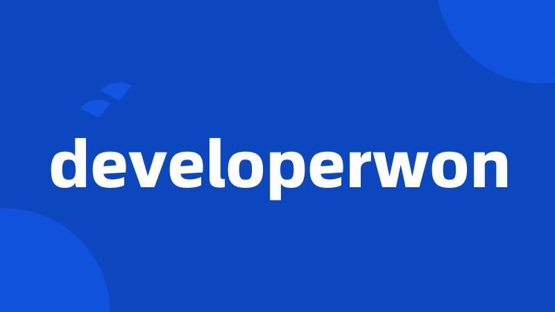 developerwon