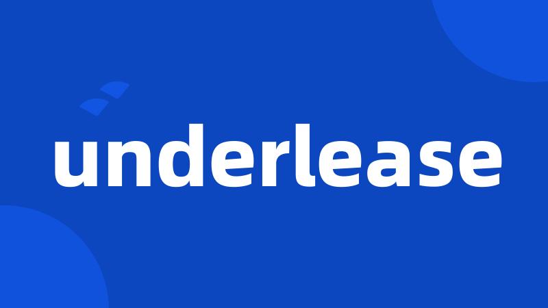 underlease