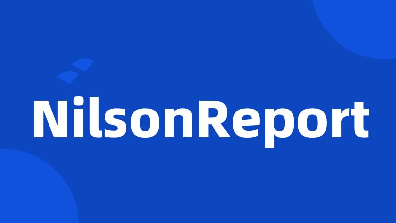 NilsonReport