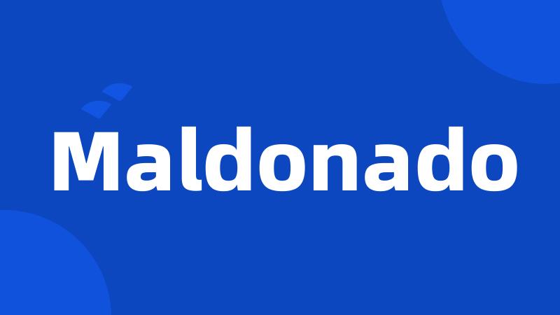 Maldonado