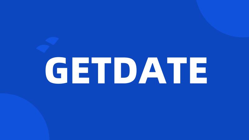 GETDATE