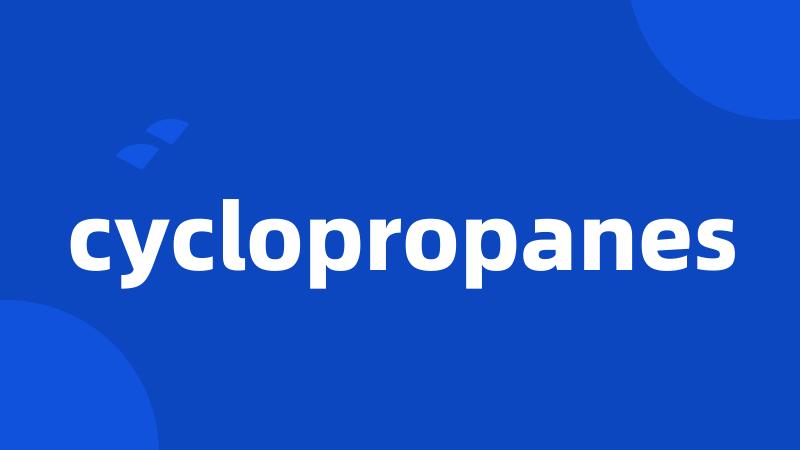 cyclopropanes