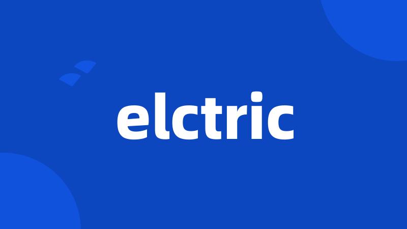 elctric