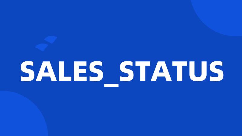 SALES_STATUS