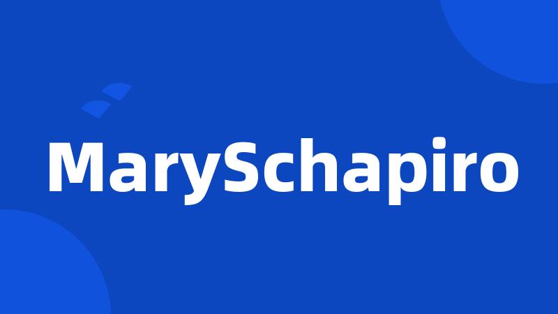 MarySchapiro