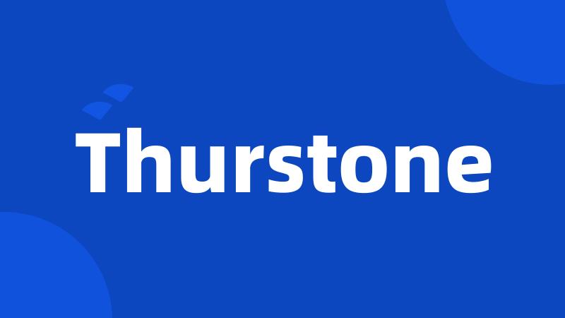 Thurstone