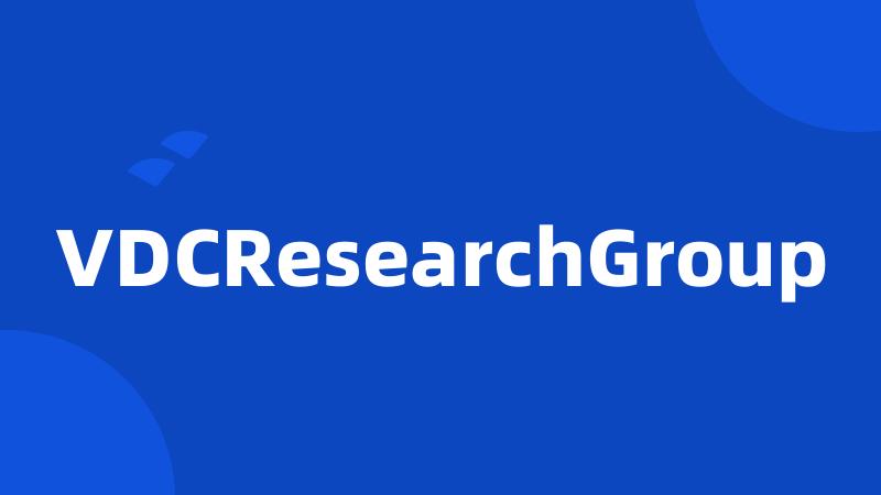 VDCResearchGroup