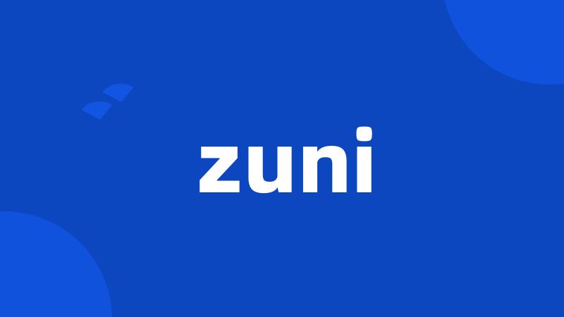 zuni