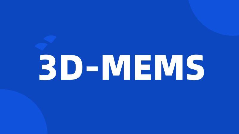 3D-MEMS