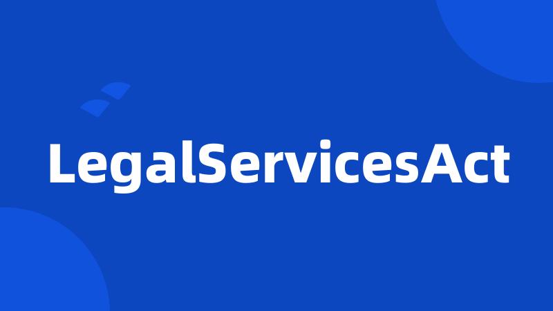 LegalServicesAct