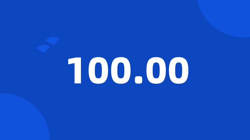 100.00