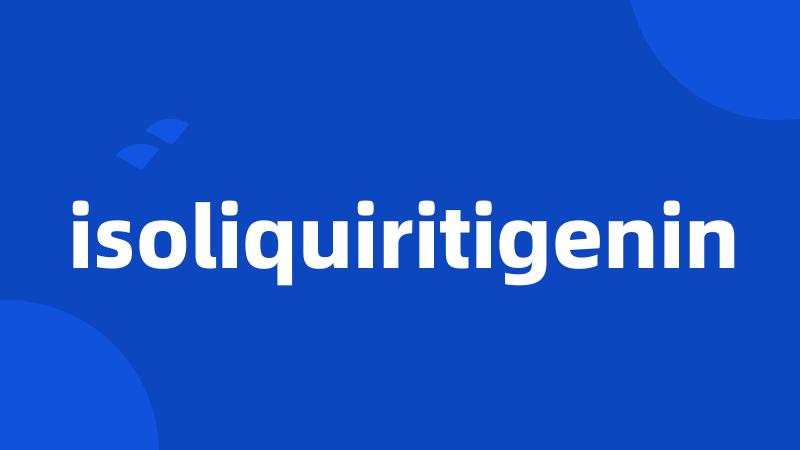 isoliquiritigenin