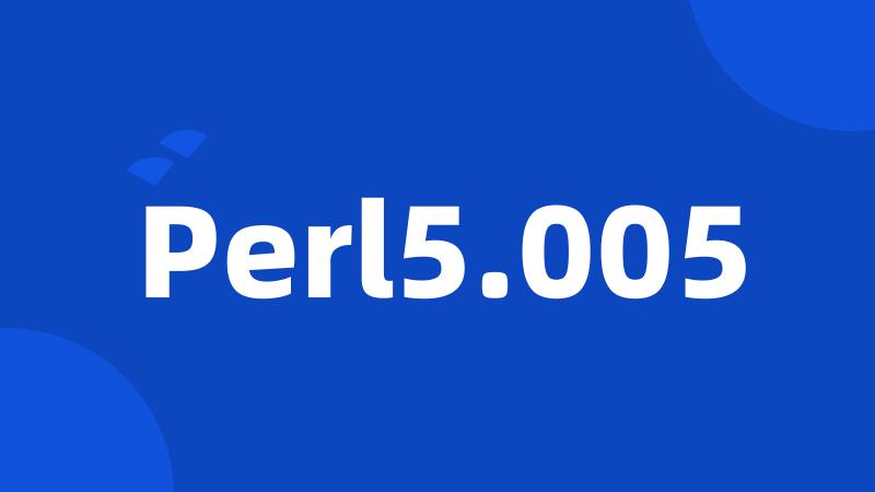 Perl5.005