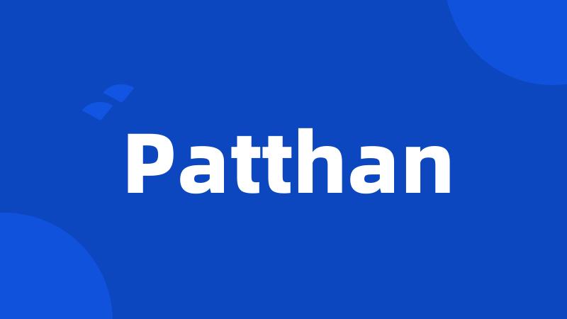 Patthan