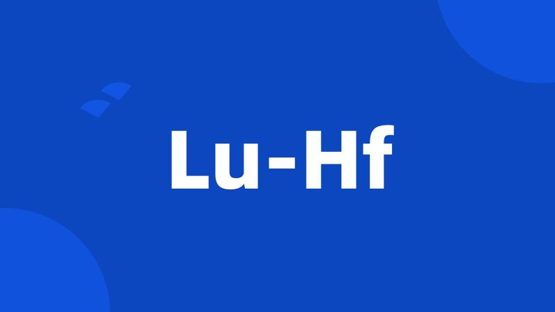 Lu-Hf