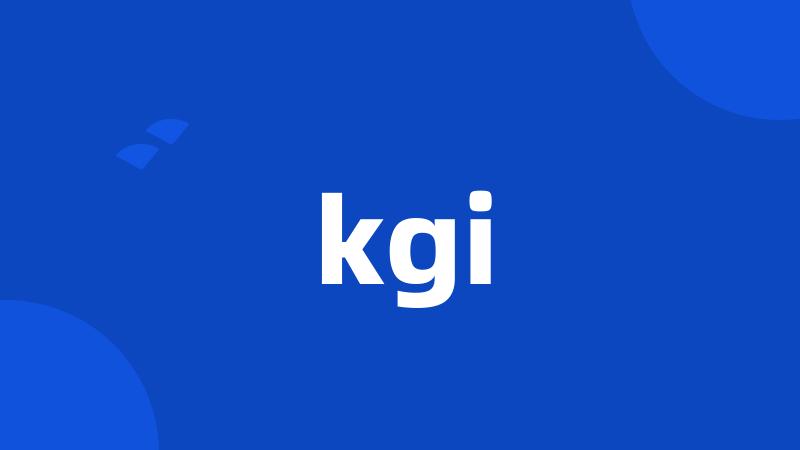 kgi