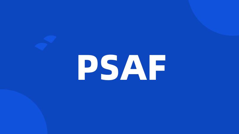 PSAF