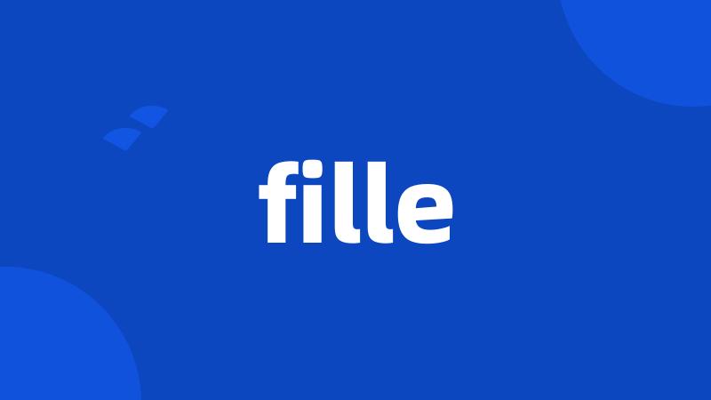 fille