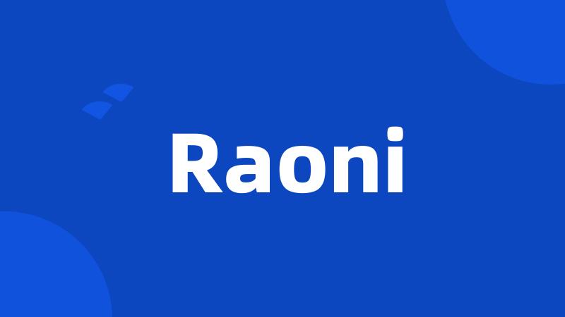 Raoni