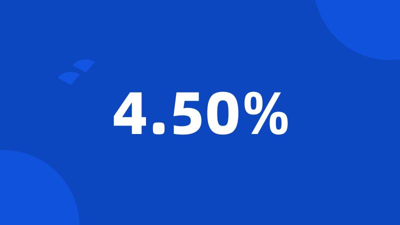 4.50%