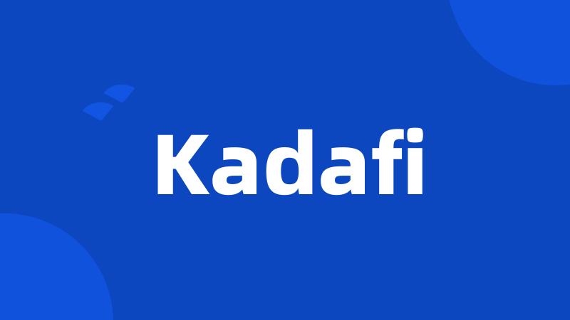 Kadafi