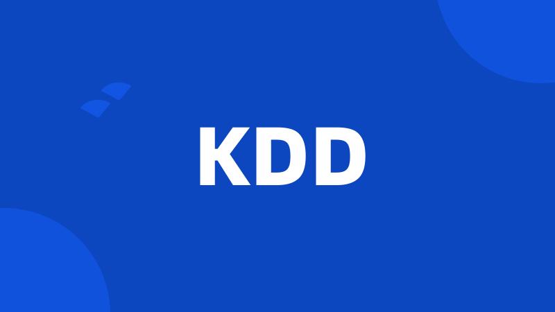 KDD