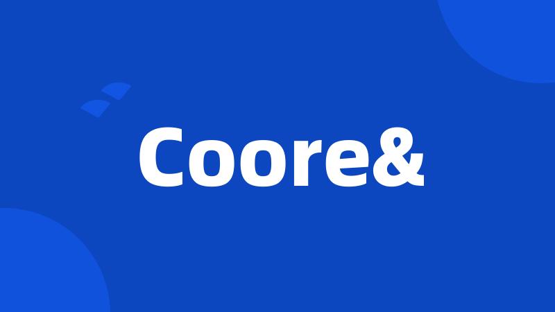 Coore&