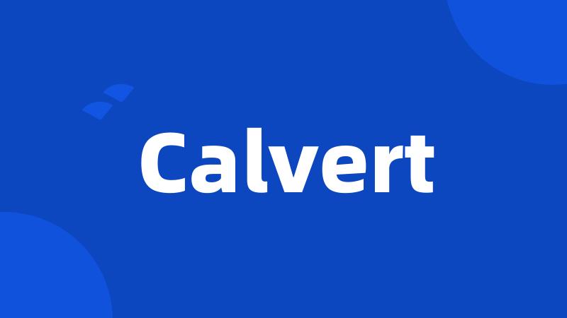 Calvert