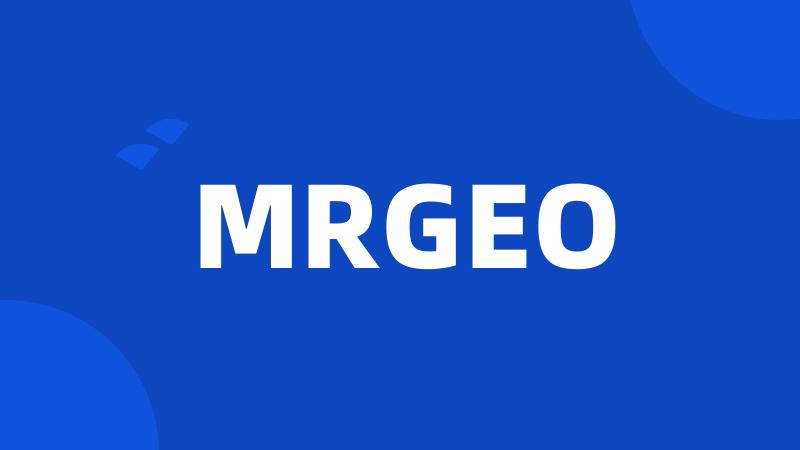 MRGEO