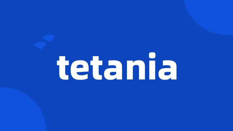 tetania