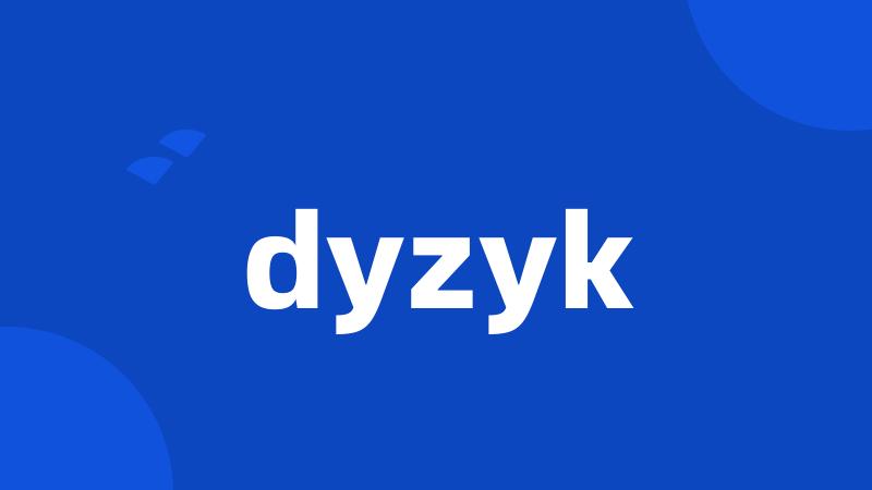 dyzyk