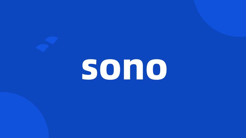 sono