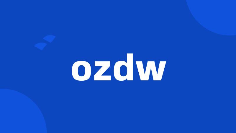 ozdw