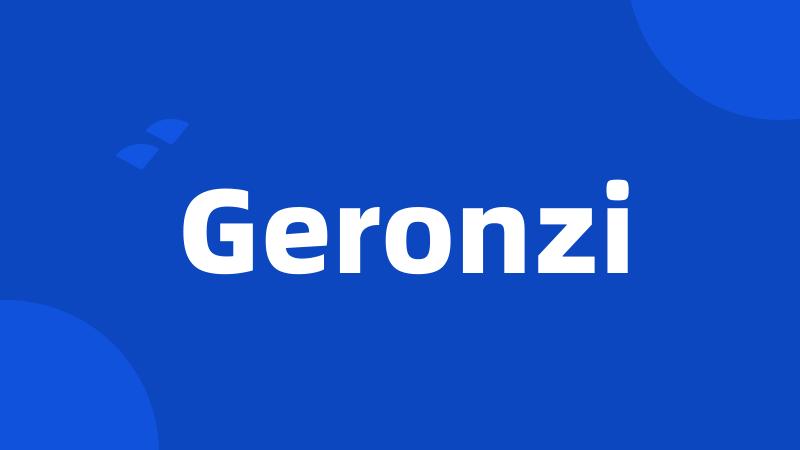 Geronzi