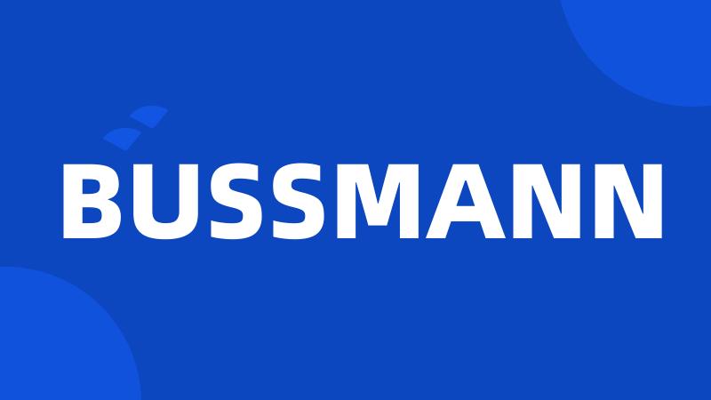 BUSSMANN