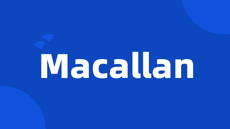 Macallan