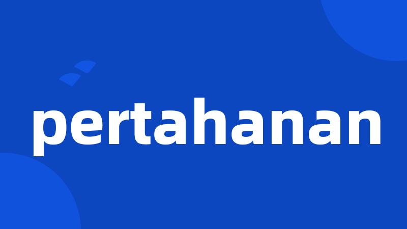 pertahanan