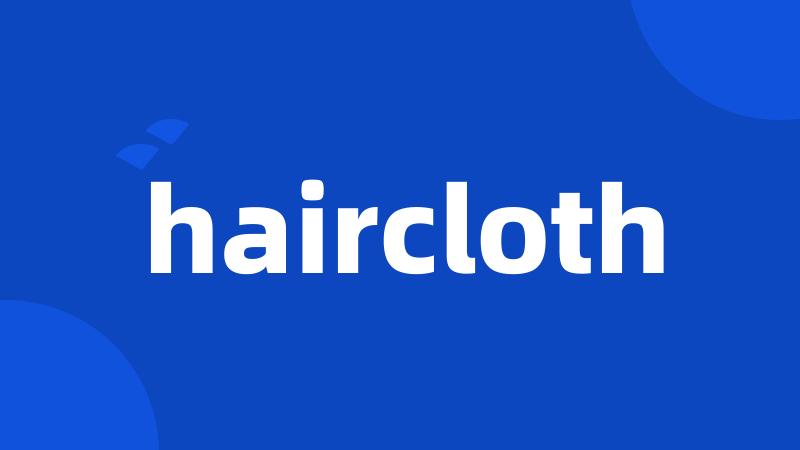 haircloth