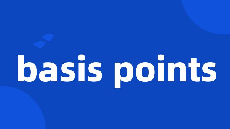 basis points