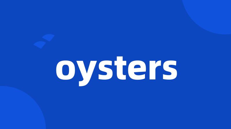 oysters