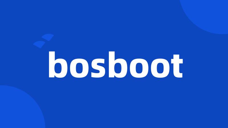 bosboot