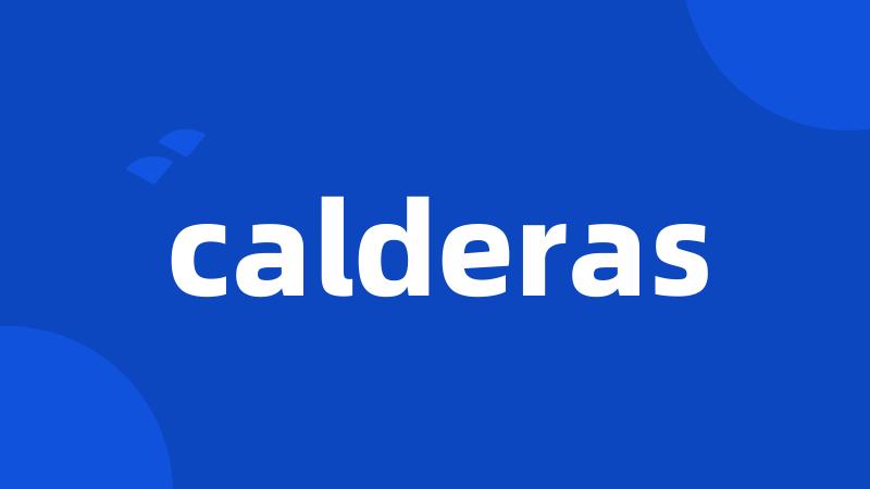 calderas